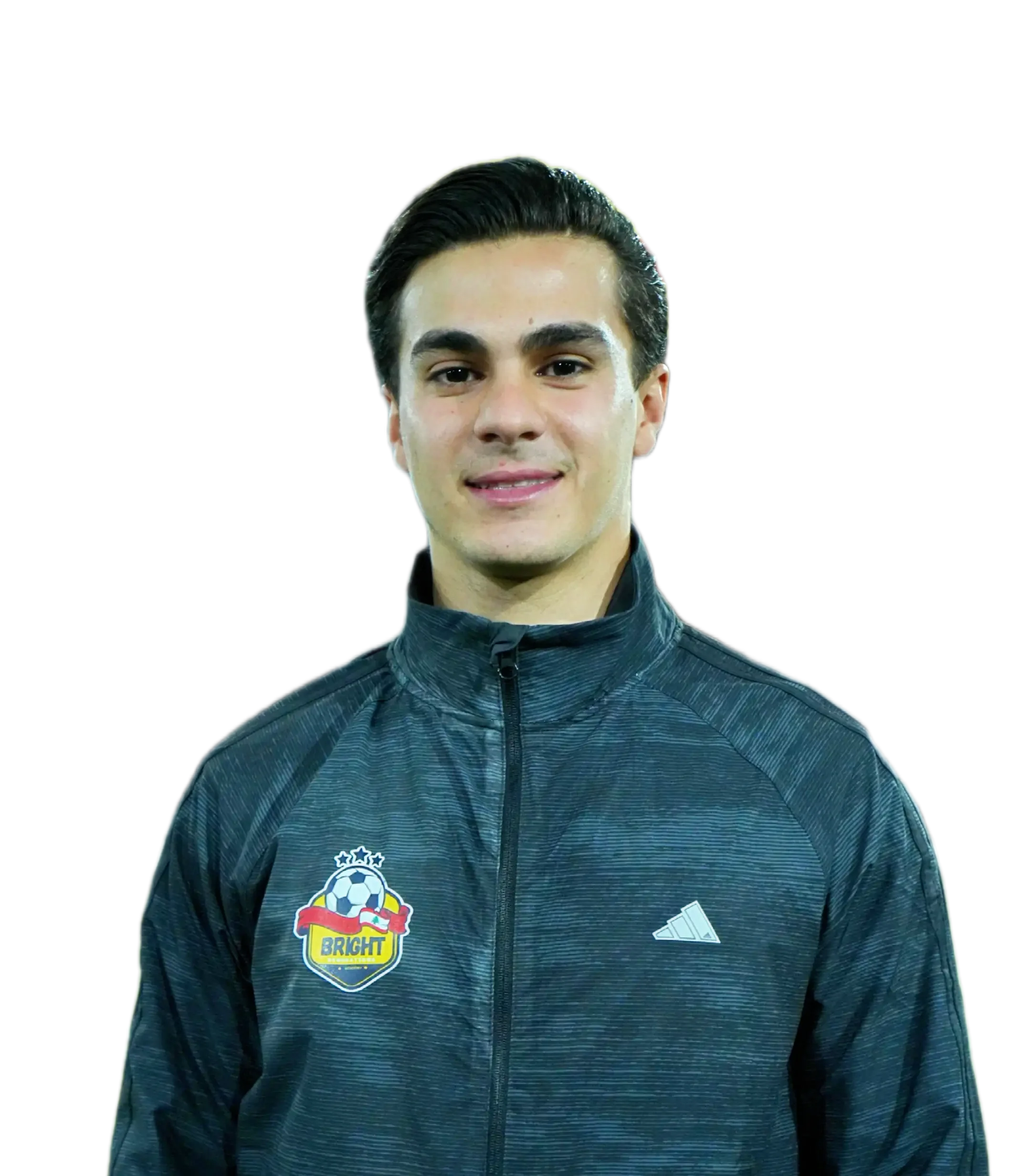 Coach Khodor at Bright Generation Football Academy in Lebanon