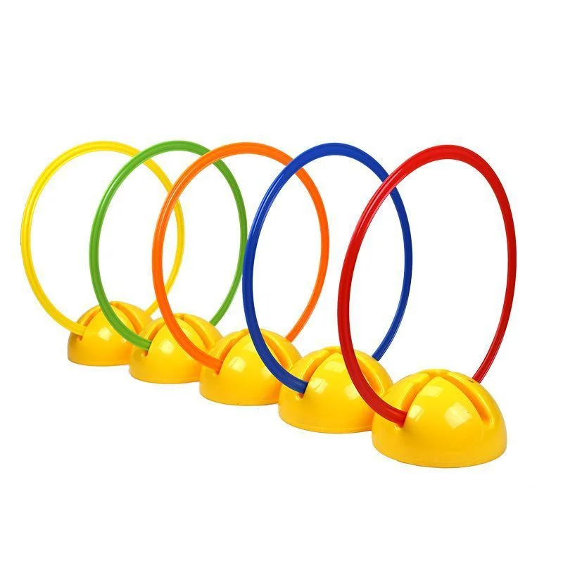 Training rings for football agility and coordination drills